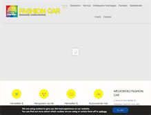 Tablet Screenshot of fashioncar.be